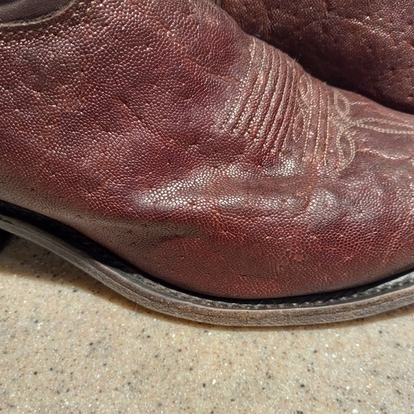 Tony Lama Mens Sz10D Elephant Cowboy Boots EXCELLENT Condition main image 8